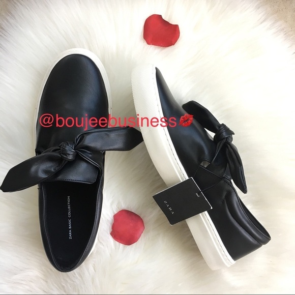 ZARA Sneakers with Bow - Picture 5 of 7